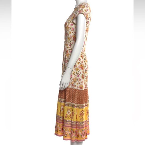 Spell and the Gypsy Women's Portobello Road Babydoll Floral‎ Boho Midi Dress XXS - Picture 7 of 10